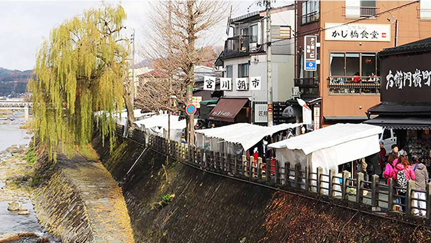 飛騨高山の朝市